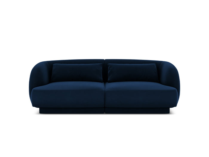 Cosmopolitan Design - Divano "Tulum" 2 posti in velluto blu reale 