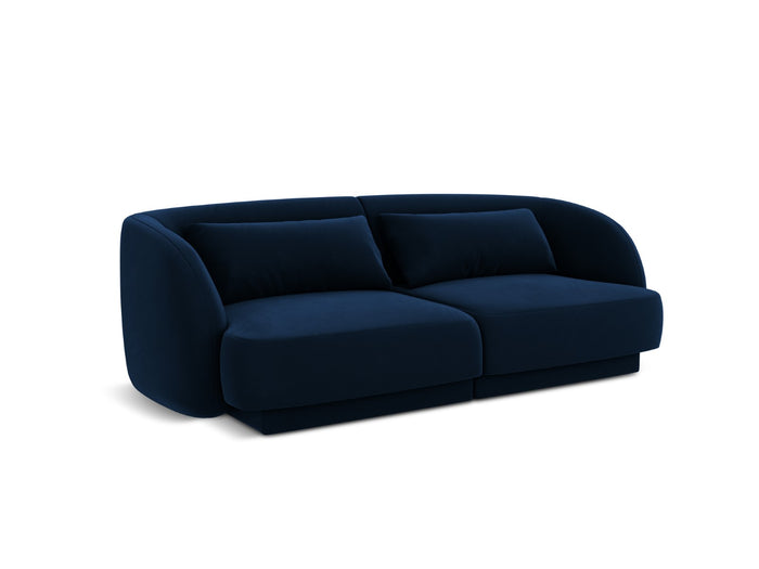 Cosmopolitan Design - Divano "Tulum" 2 posti in velluto blu reale 