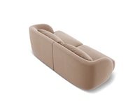 Cosmopolitan Design - Divano "Tulum" 2 posti in velluto beige 