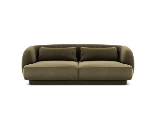 Cosmopolitan Design - Divano "Tulum" 2 posti in velluto verde 