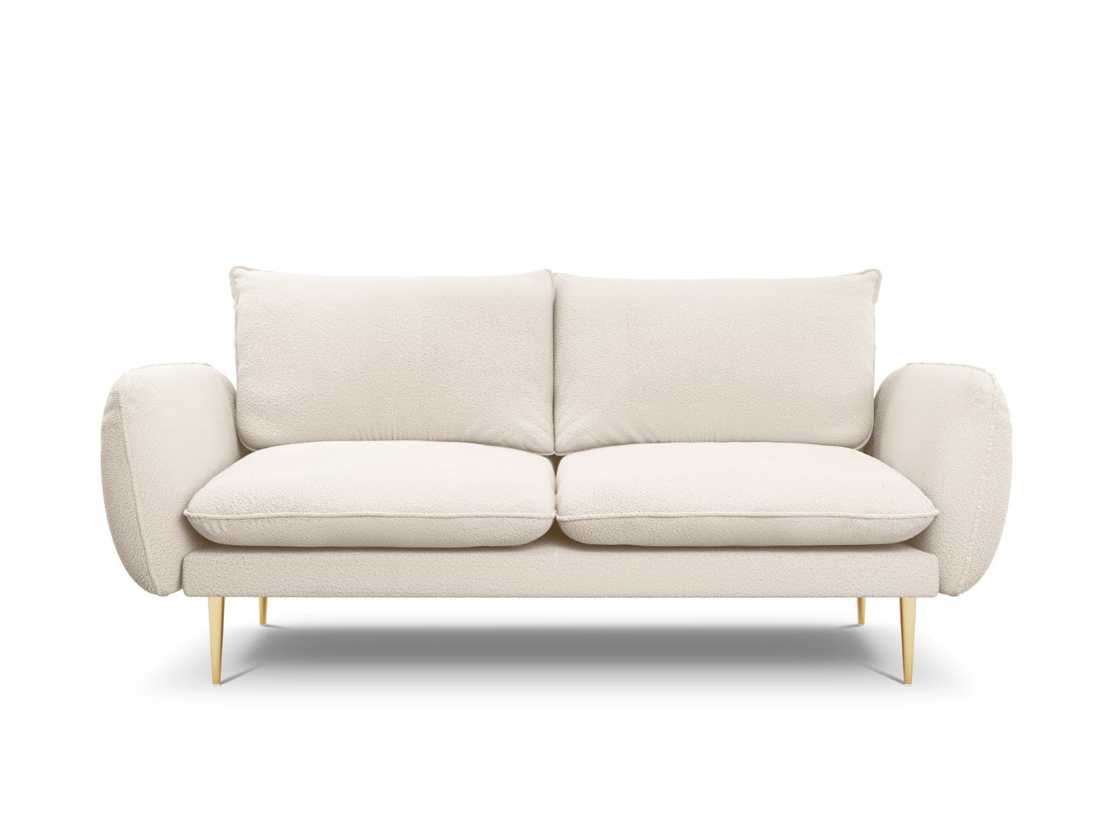 Cosmopolitan Design - Divano "Vienna" 2 posti in bouclé beige 