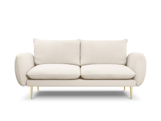 Cosmopolitan Design - Divano "Vienna" 2 posti in bouclé beige 