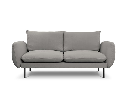 Cosmopolitan Design - Divano "Vienna" 2 posti in bouclé grigio 