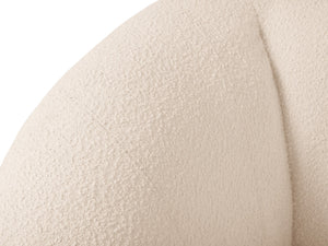 Cosmopolitan Design - Divano "Essen" 3 posti in bouclé beige 