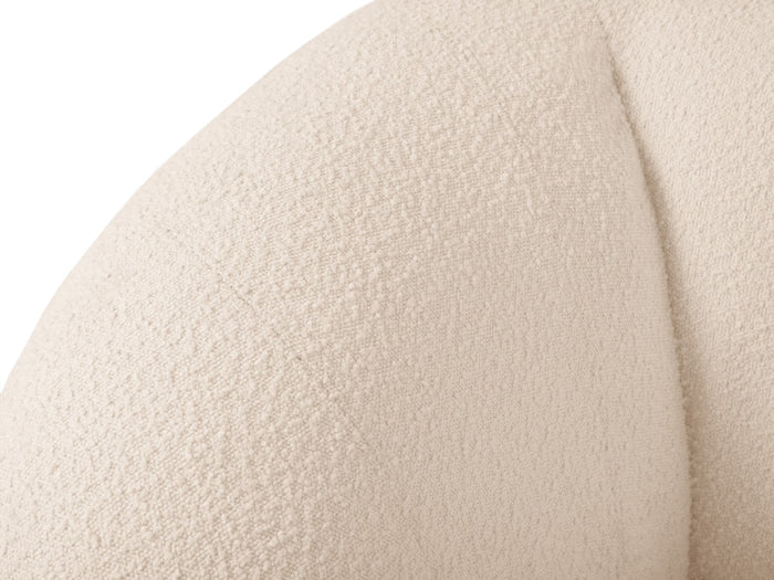 Cosmopolitan Design - Divano "Essen" 3 posti in bouclé beige 