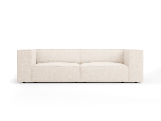 Cosmopolitan Design - Divano "Arendal" 3 posti in ciniglia beige chiaro 