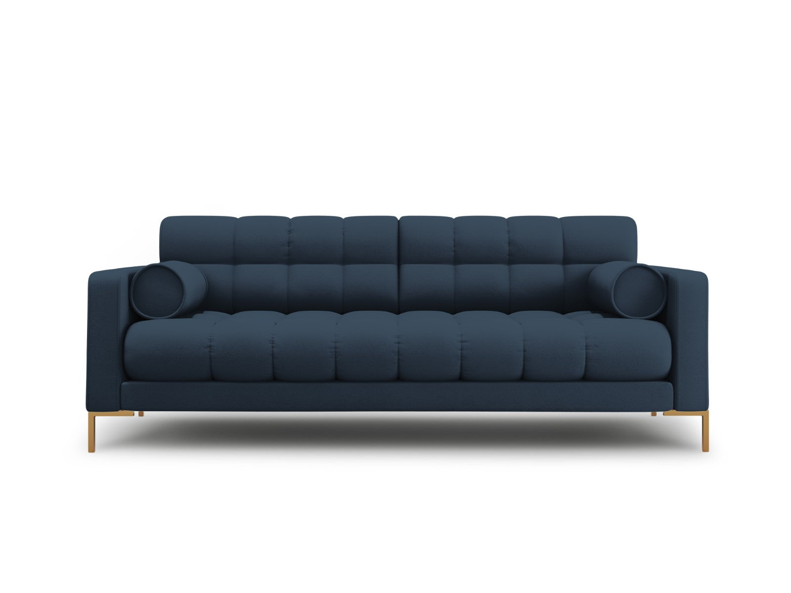 Cosmopolitan Design - Divano "Bali" 3 posti in tessuto strutturato blu 