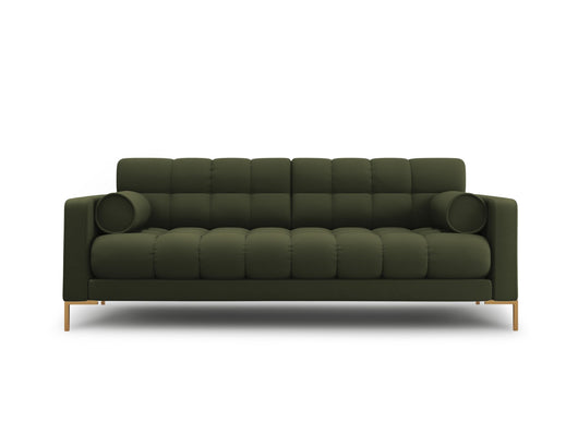 Cosmopolitan Design - Divano "Bali" 3 posti in tessuto strutturato verde 