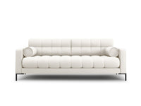 Cosmopolitan Design - Divano "Bali" 3 posti in tessuto strutturato beige chiaro 