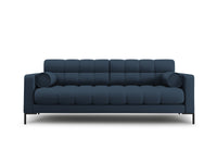 Cosmopolitan Design - Divano "Bali" 3 posti in tessuto strutturato blu 