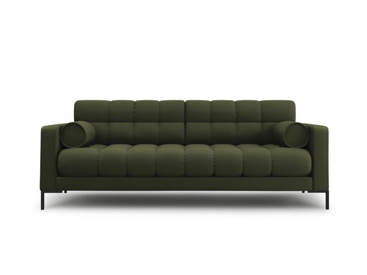 Cosmopolitan Design - Divano "Bali" 3 posti in tessuto strutturato verde 