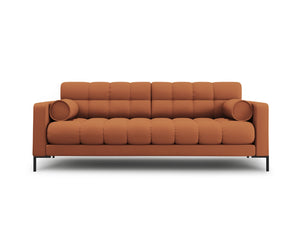 Cosmopolitan Design - Divano "Bali" 3 posti in tessuto strutturato mattone 