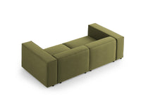 Cosmopolitan Design - Divano "Arendal" 3 posti in velluto verde chiaro 