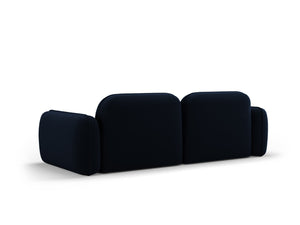 Cosmopolitan Design - Divano modulare "Sydney" 3 posti in velluto blu reale 