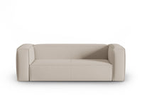 Cosmopolitan Design - Divano "Mackay" 3 posti in velluto strutturato beige 