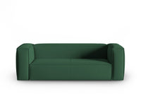 Cosmopolitan Design - Divano "Mackay" 3 posti in velluto strutturato verde 