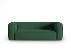 Cosmopolitan Design - Divano "Mackay" 3 posti in velluto strutturato verde 