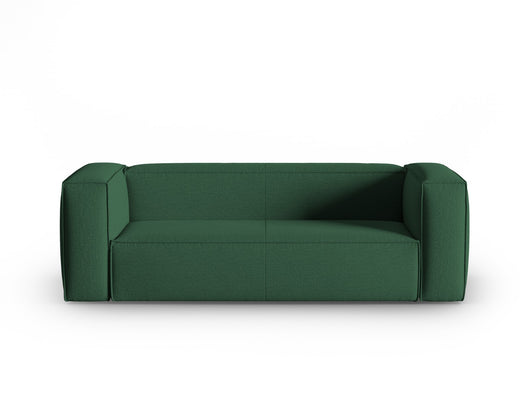 Cosmopolitan Design - Divano "Mackay" 3 posti in velluto strutturato verde 