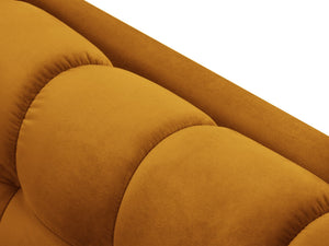 Cosmopolitan Design - Divano "Bali" 3 posti in velluto giallo 