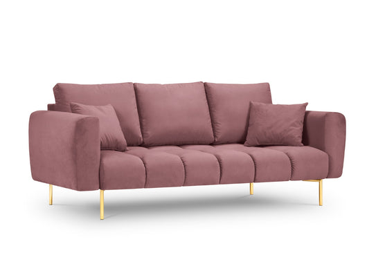 Cosmopolitan Design - Divano "Hastings" 3 posti in velluto rosa 