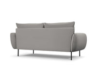 Cosmopolitan Design - Divano "Vienna" 3 posti in bouclé grigio 
