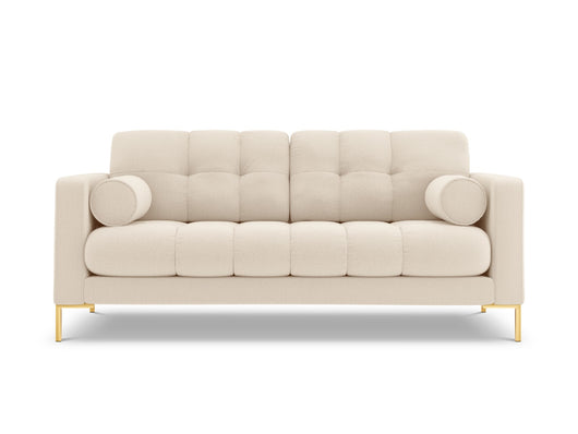 Cosmopolitan Design - Divano "Bali" 3 posti in tessuto strutturato beige chiaro 