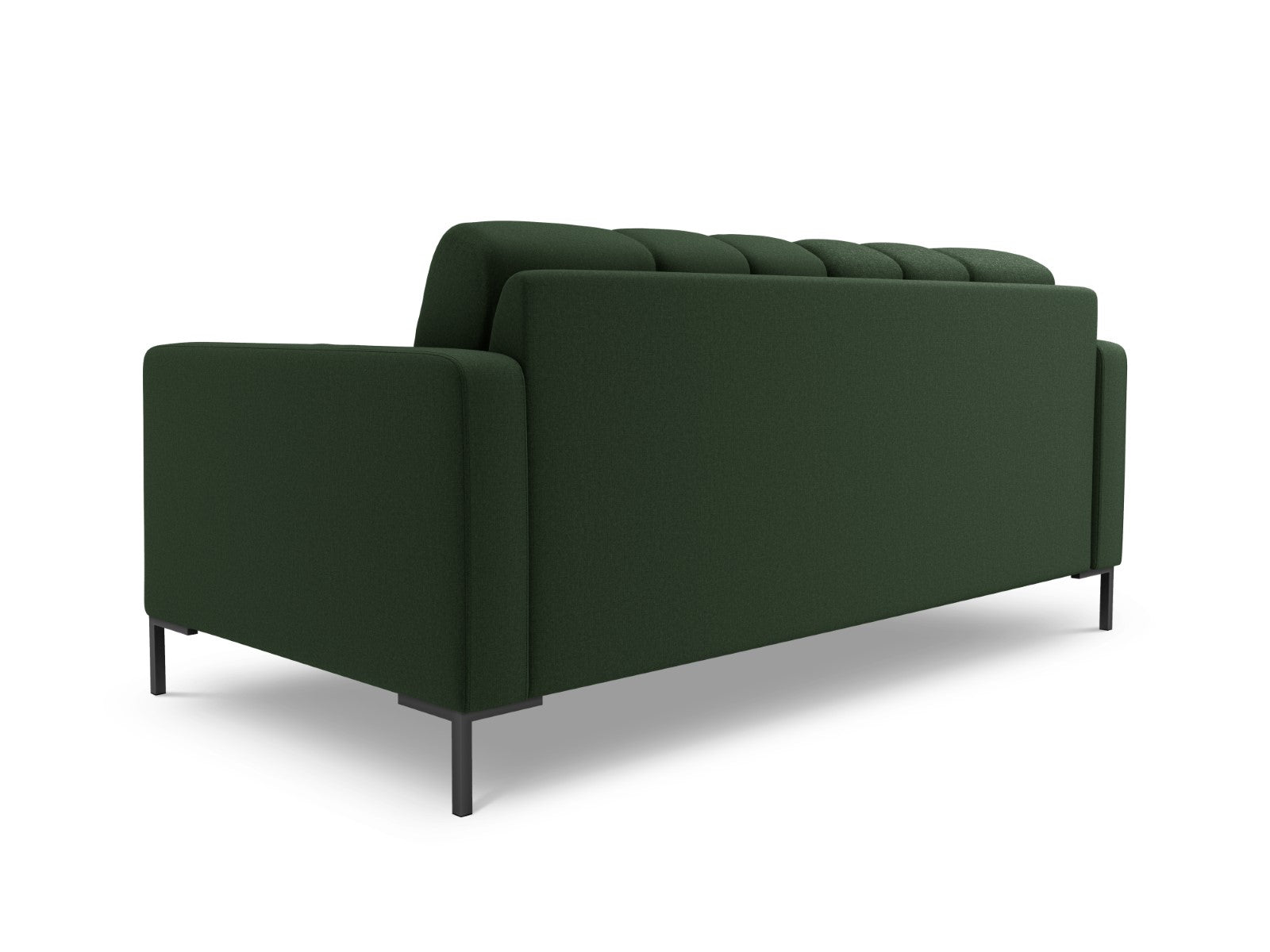 Cosmopolitan Design - Divano "Bali" 3 posti in tessuto strutturato verde scuro 