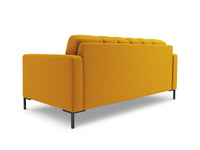 Cosmopolitan Design - Divano "Bali" 3 posti in tessuto strutturato giallo 