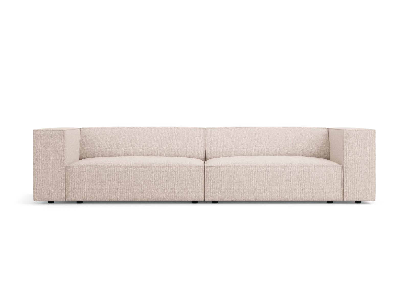 Cosmopolitan Design - Divano "Arendal" 4 posti in ciniglia beige 