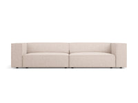 Cosmopolitan Design - Divano "Arendal" 4 posti in ciniglia beige 
