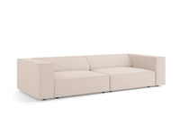 Cosmopolitan Design - Divano "Arendal" 4 posti in ciniglia beige 