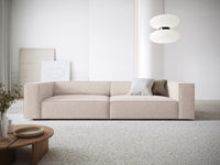 Cosmopolitan Design - Divano "Arendal" 4 posti in ciniglia beige 
