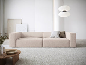 Cosmopolitan Design - Divano "Arendal" 4 posti in ciniglia beige 