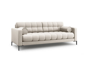 Cosmopolitan Design - Divano "Bali" 4 posti in tessuto strutturato beige 