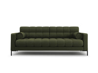 Cosmopolitan Design - Divano "Bali" 4 posti in tessuto strutturato verde 