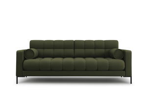 Cosmopolitan Design - Divano "Bali" 4 posti in tessuto strutturato verde 