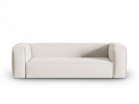 Cosmopolitan Design - Divano "Mackay" 4 posti in velluto strutturato avorio 