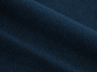 Cosmopolitan Design - Divano "Mackay" 4 posti in velluto strutturato blu scuro 