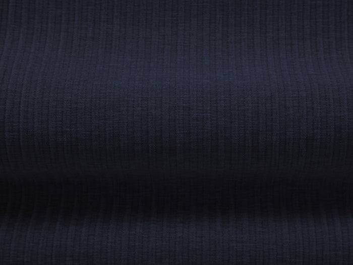 Cosmopolitan Design - Poltrona "Arendal" in ciniglia con effetto a coste blu reale 