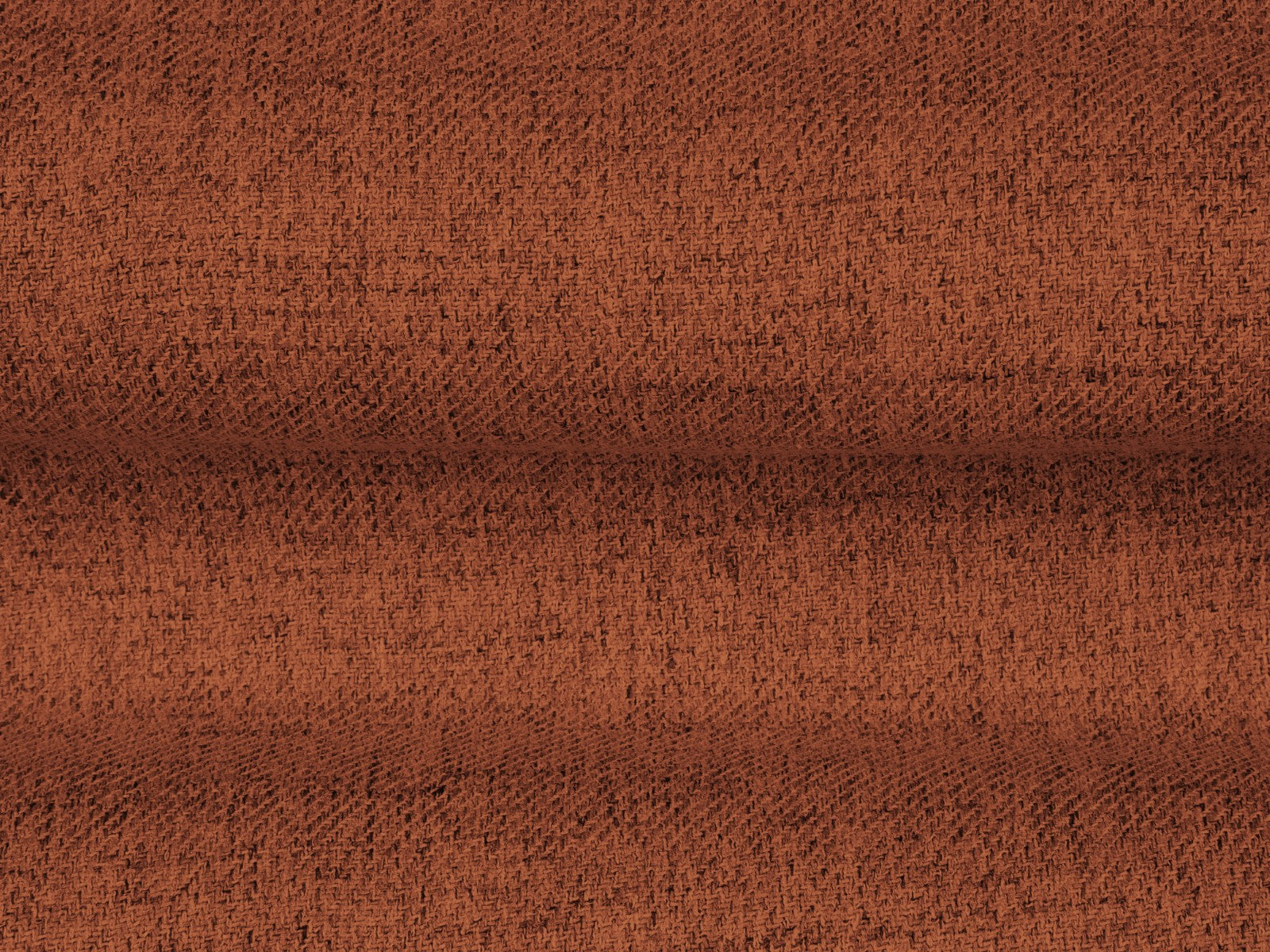 Cosmopolitan Design - Divano angolare reversibile "Bali" 6 posti in tessuto strutturato mattone 