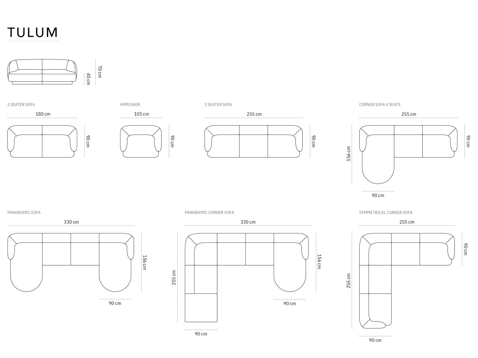Cosmopolitan Design - Divano angolare sinistro "Tulum" 4 posti in ciniglia terracotta 