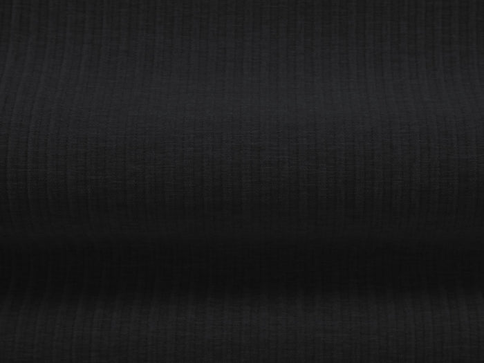 Cosmopolitan Design - Divano angolare sinistro "Arendal" 4 posti in ciniglia con effetto a coste nero 