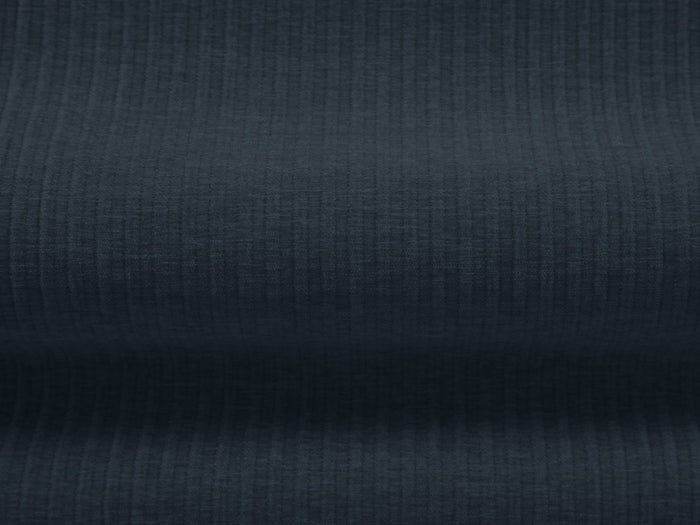 Cosmopolitan Design - Divano angolare sinistro "Arendal" 4 posti in ciniglia con effetto a coste blu scuro 