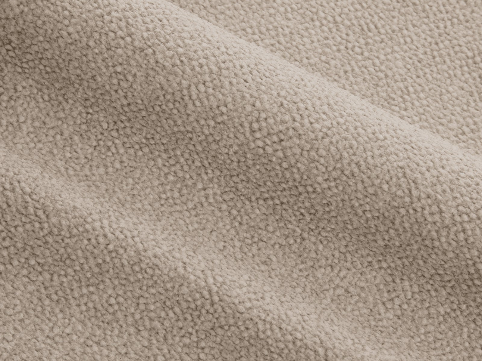 Cosmopolitan Design - Divano angolare sinistro "Mackay" 4 posti in velluto strutturato beige 