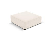 Cosmopolitan Design - Pouf "Arendal" in ciniglia beige chiaro 