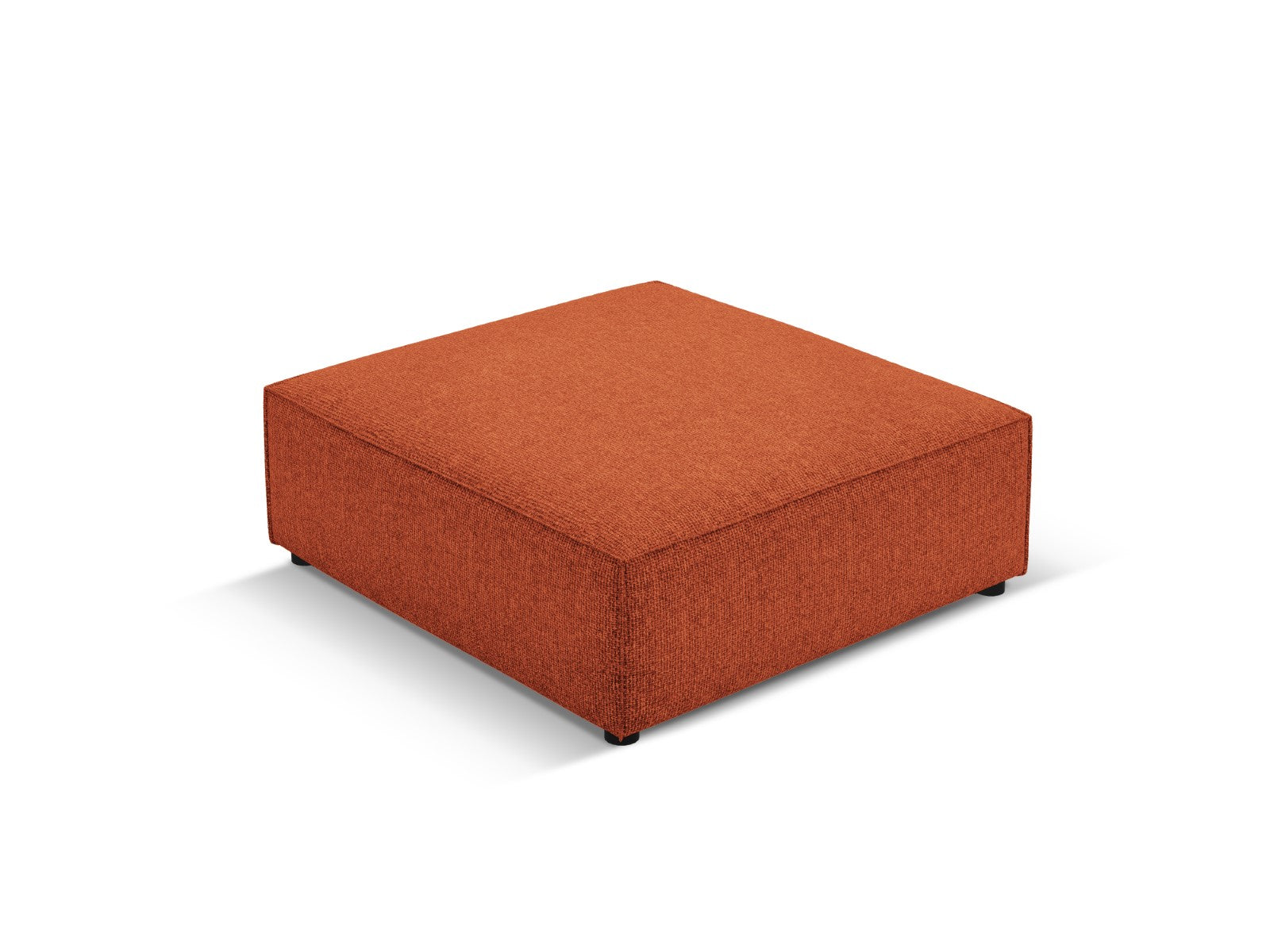 Cosmopolitan Design - Pouf "Arendal" in ciniglia terracotta 