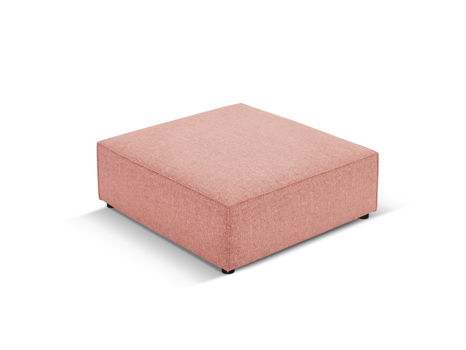 Cosmopolitan Design - Pouf "Arendal" in ciniglia rosa 