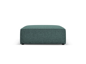 Cosmopolitan Design - Pouf "Arendal" in ciniglia petrolio 