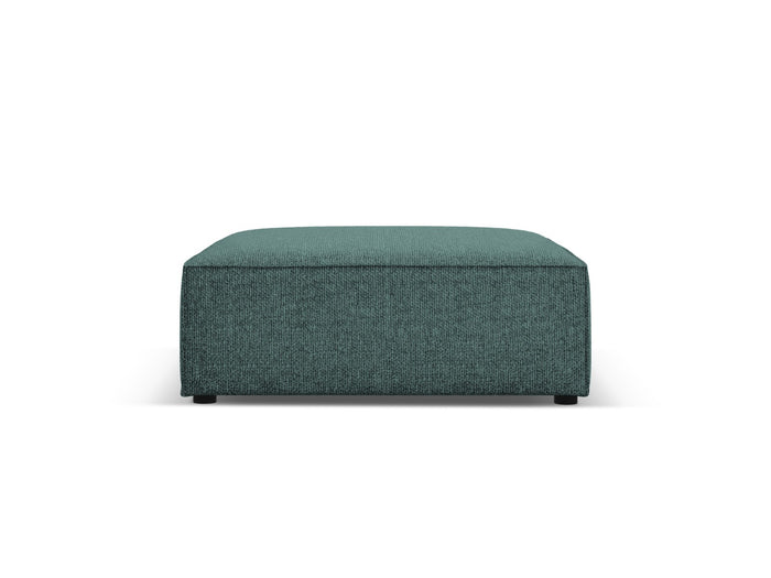 Cosmopolitan Design - Pouf "Arendal" in ciniglia petrolio 