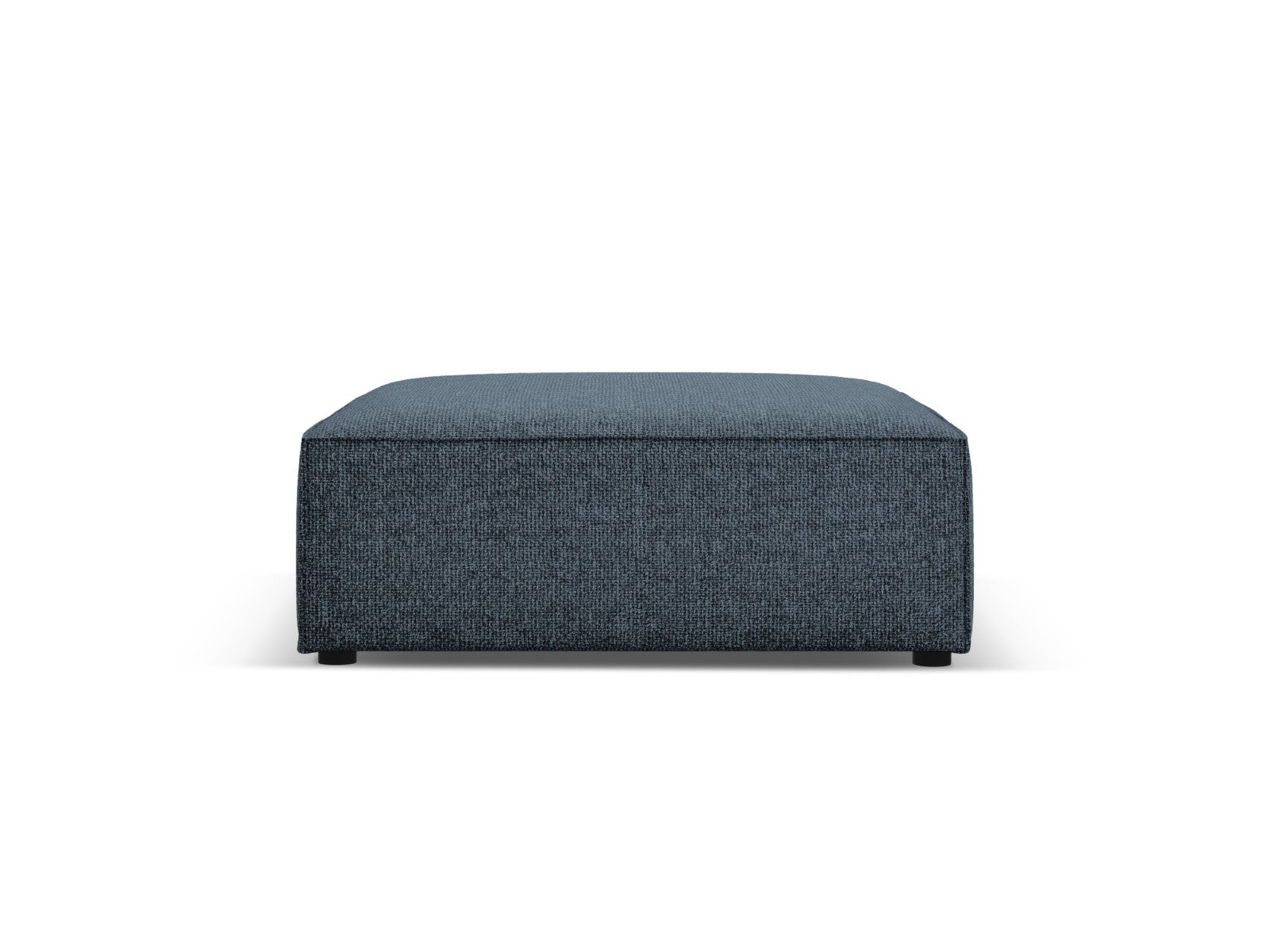 Cosmopolitan Design - Pouf "Arendal" in ciniglia blu reale 